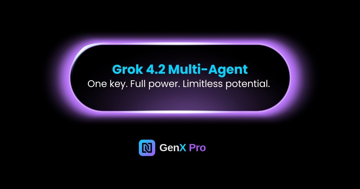 Grok Multi Agent Grok 4.2 Multi-Agent — Text AI Model | GenX Pro